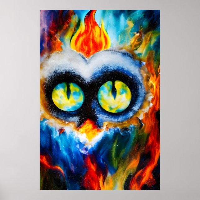 Póster Los ojos del diablo (Frente)