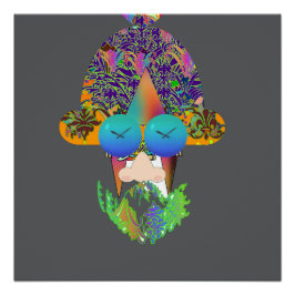 Póster Los Ojos Del Gris Del Tiempo