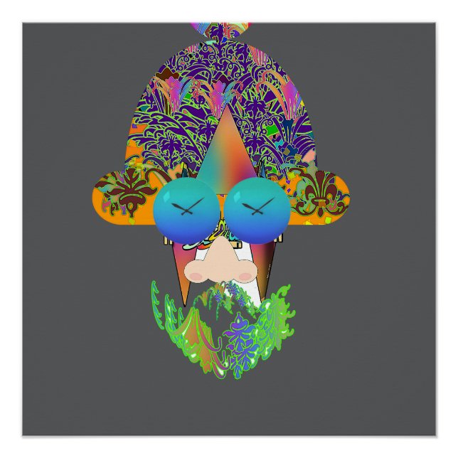 Póster Los Ojos Del Gris Del Tiempo (Anverso)