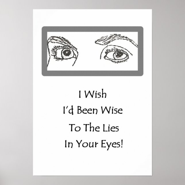 Póster Los Ojos Lo Dicen Todo Colección (Frente)