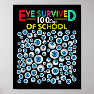 Póster Los Ojos Sobrevivieron 100 Días De Estudiantes Esc