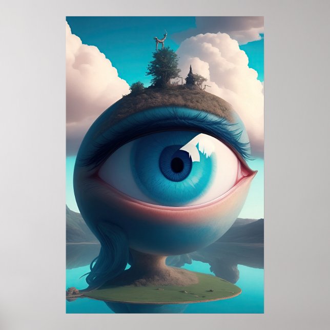 Póster Los Ojos Te Miran (Frente)