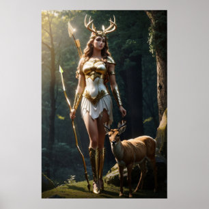 Póster Los olímpicos: Artemis, los dioses de la caza