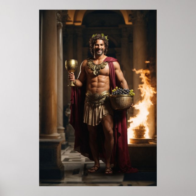 Póster Los olímpicos: Dionisio, Dios del Apocalipsis (Frente)