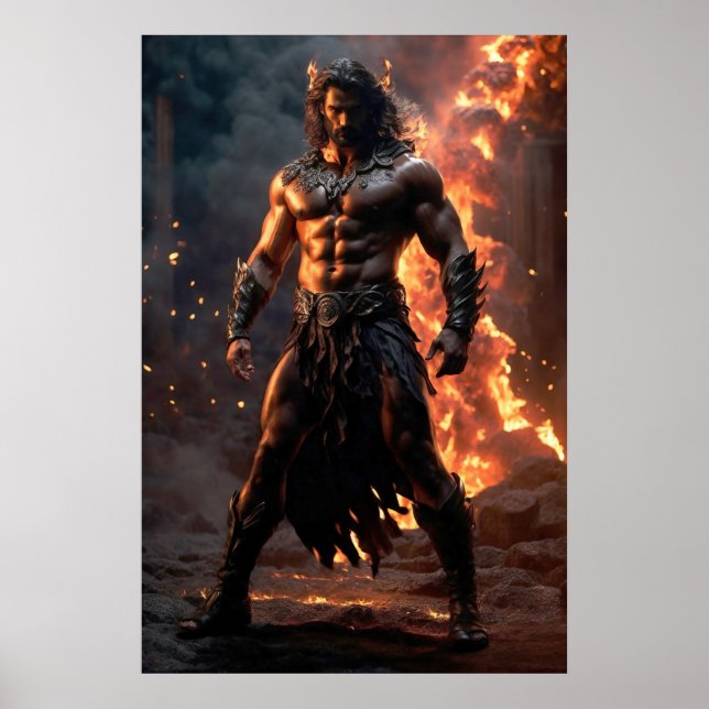 Póster Los olímpicos: Hades, Dios del submundo (Frente)