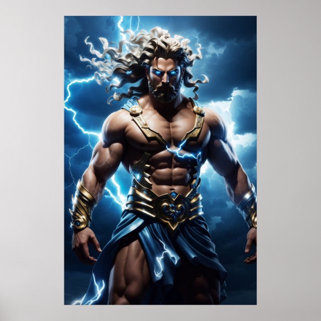 Póster Los olímpicos: Zeus, rey de los olímpicos (Frente)