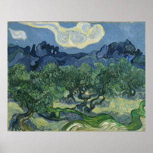 Póster Los olivos de Vincent Van Gogh