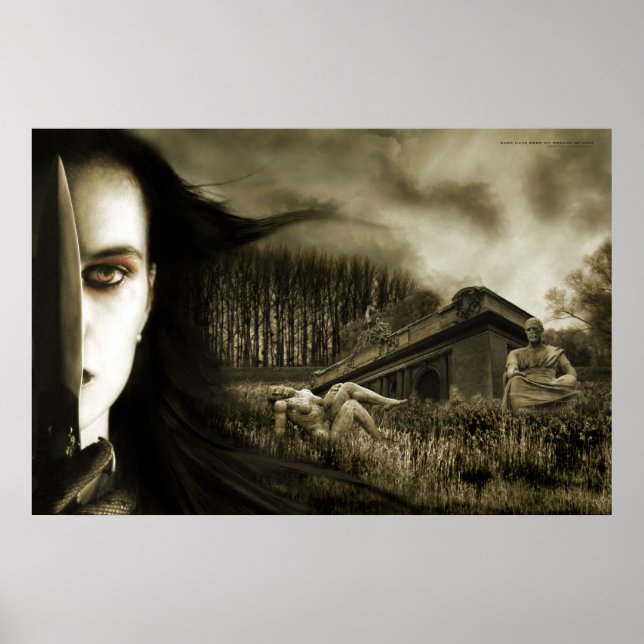 Póster Los oscuros han sido mis sueños últimamente (Frente)