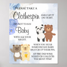 Los osos de peluche no dicen Rótulo de ducha de ju