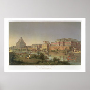 Póster Los palacios de Nimrud restaurados, una reconstruc