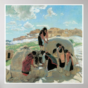 Póster Los panaderos, 1917