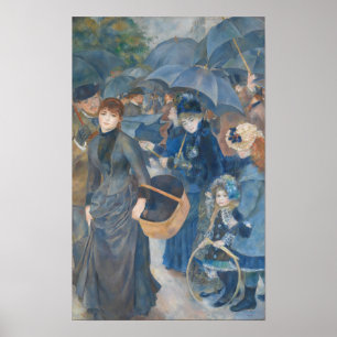 Póster Los paraguas de Pierre-Auguste Renoir (1841-1919)