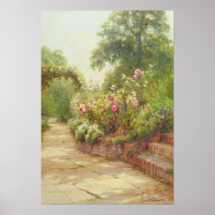 Póster Los pasos del jardín