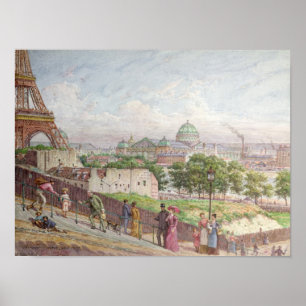 Póster Los pasos en la calle Alboni, 1897