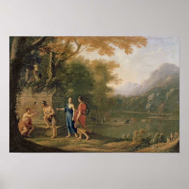 Póster Los pastores del Arcadio (Frente)