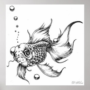 Póster Los peces de lucha