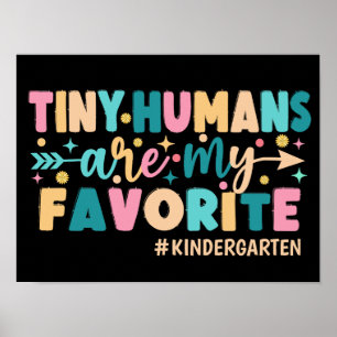 Póster Los Pequeños Humanos Personalizados Son Mis Favori