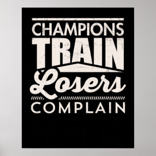 Póster Los perdedores del tren de los campeones se quejan
