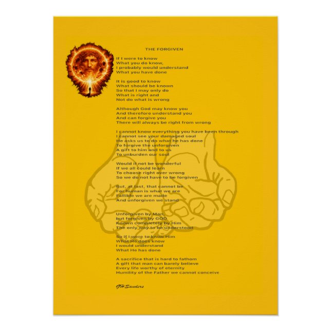 Póster Los perdonados (Anverso)