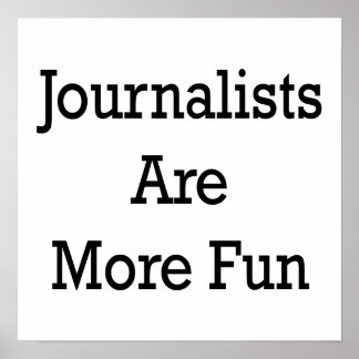 Póster Los periodistas son más divertidos