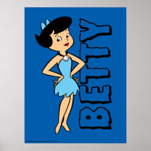 Póster Los Picapiedra   Betty Rubble