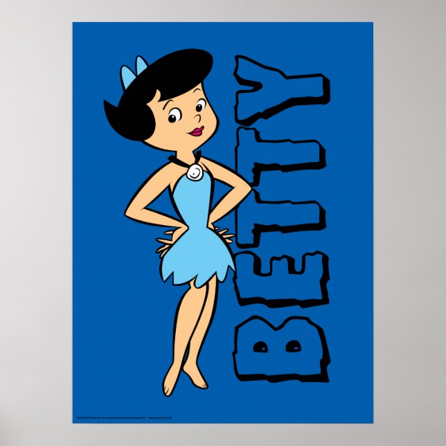 Póster Los Picapiedra | Betty Rubble (Frente)