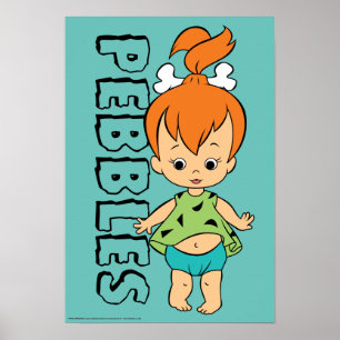 Póster Los Picapiedra Flintstone Pebbles