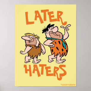 Póster Los Picapiedra   Fred y Barney - Más tarde