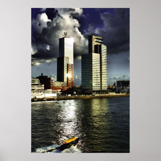 Póster Los pilares y el canto de agua (Frente)