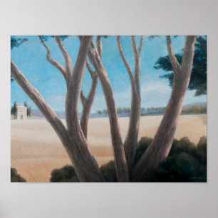 Póster Los pinos acercan a Pienza 2012