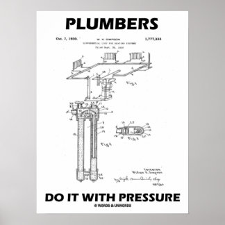 Póster Los Plumbers Lo Hacen Con El Diferencial Del Hoffm