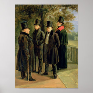 Póster Los poetas Aleksandr Pushkin