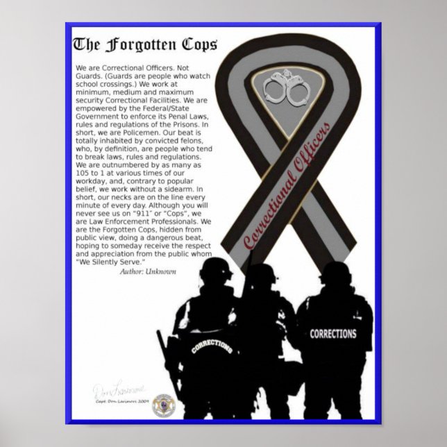 Póster los policías olvidados (Frente)