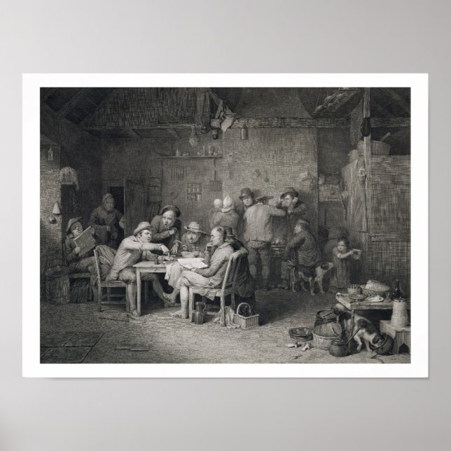 Póster Los políticos del pueblo, grabados por Abraham Rai (Frente)