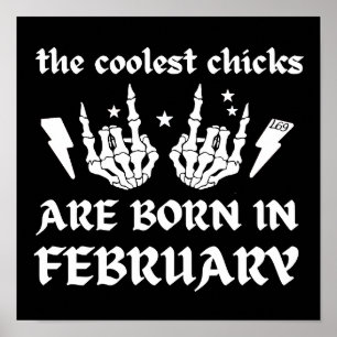 PÓSTER LOS POLLOS MÁS FRÍOS NACEN EN FEBRERO