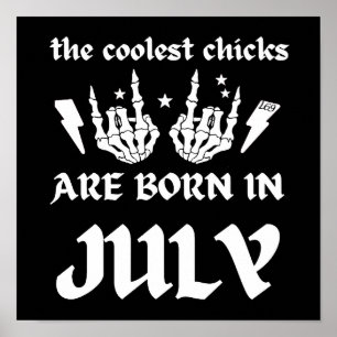 PÓSTER LOS POLLOS MÁS FRÍOS NACEN EN JULIO
