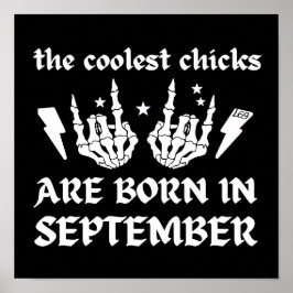 PÓSTER LOS POLLOS MÁS FRÍOS NACEN EN SEPTIEMBRE.