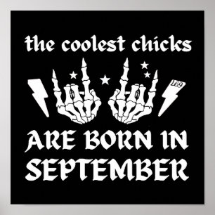 PÓSTER LOS POLLOS MÁS FRÍOS NACEN EN SEPTIEMBRE.
