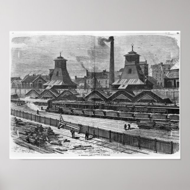 Póster Los pozos de St. Pierre y St. Paul en Le (Frente)