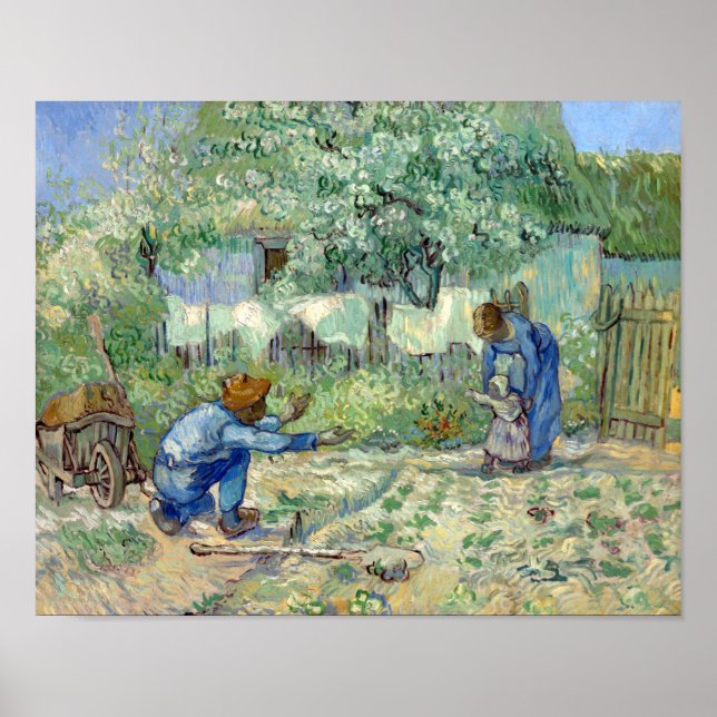 Póster Los primeros pasos de Vincent van Gogh, después de (Frente)