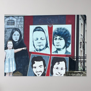 Póster Los problemas de Derry/Londonderry Northern Irelan