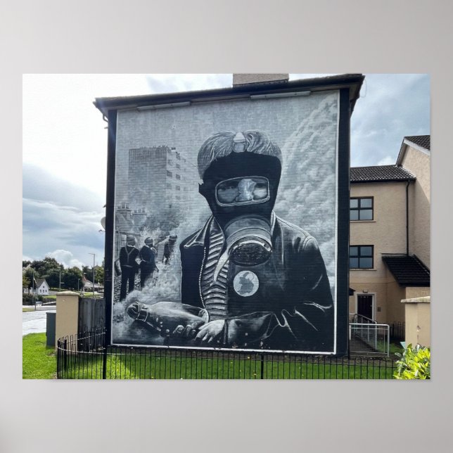 Póster Los problemas de Derry/Londonderry Northern Irelan (Frente)