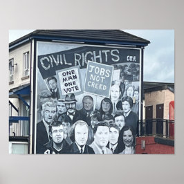 Póster Los problemas de Derry/Londonderry Northern Irelan