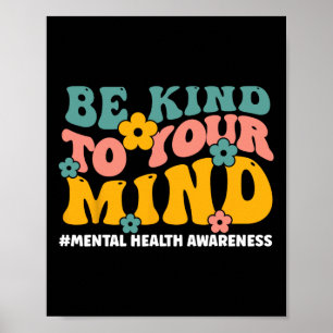 Póster Los Problemas De Salud Ponen Fin Al Estigma Consci