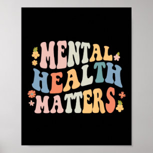 Póster Los Problemas De Salud Son De Amabilidad Groovy Re