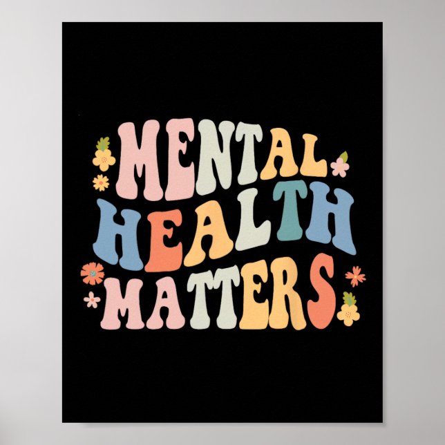 Póster Los Problemas De Salud Son De Amabilidad Groovy Re (Frente)