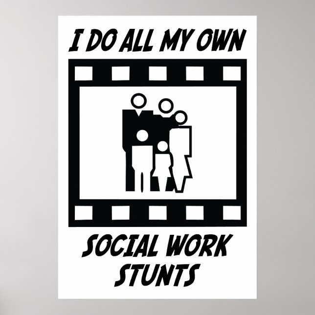 Póster Los problemas del trabajo social (Frente)