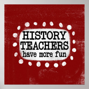 Póster Los profesores de historia se divierten más con el