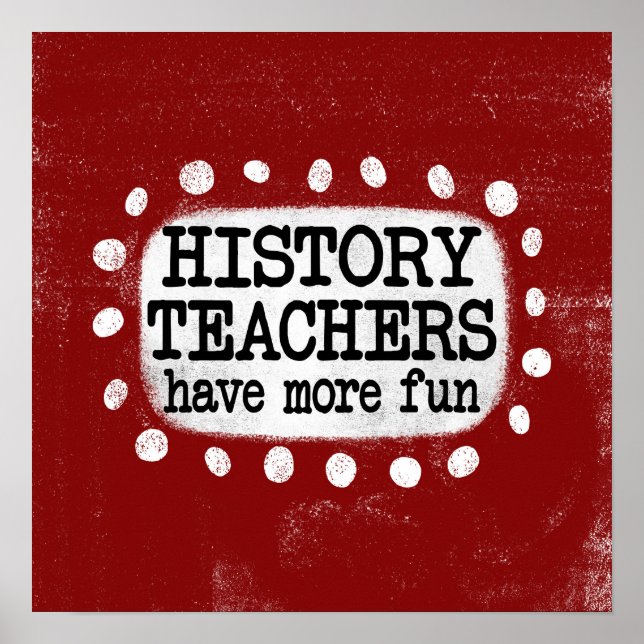 Póster Los profesores de historia se divierten más con el (Frente)