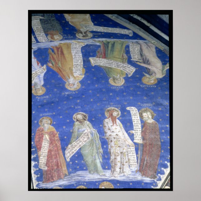 Póster Los profetas Job, Isaías, Jeremías, Salomón (Frente)